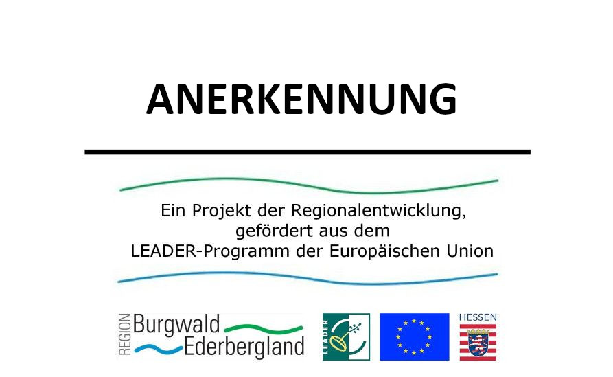 Anerkennung nachhaltige Entwicklung in der Region Anerkennung der LEADER-Programms der Europäischen Union