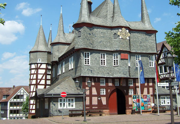 Frankenberg mit historischen Rathaus